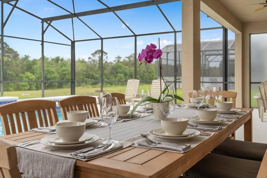 Lakeview W/8 Bedroom 5 Kingsuite 3 Miles To Disney Киссимми Экстерьер фото